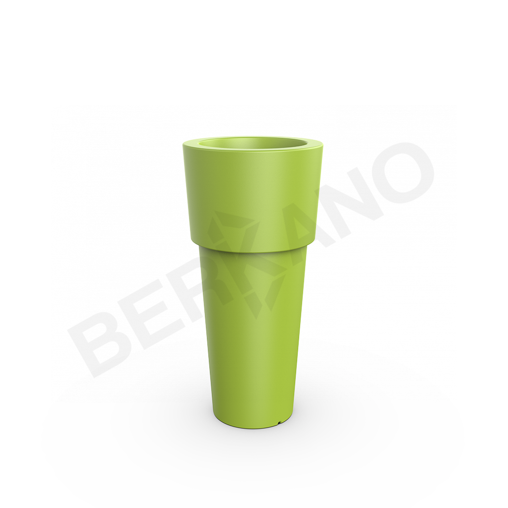 Кашпо Ray 100 зеленого цвета - фото 1