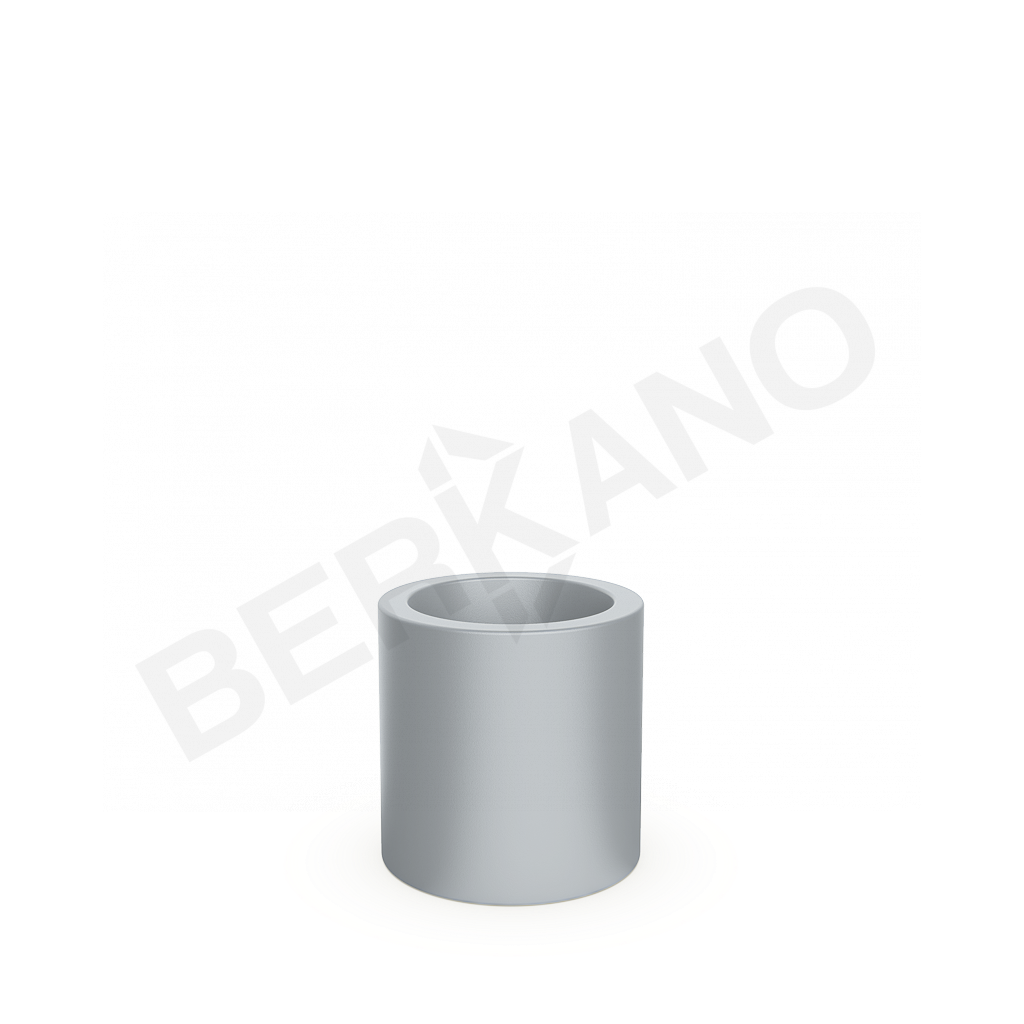 Кашпо Cilindro 40 серого цвета - фото 1