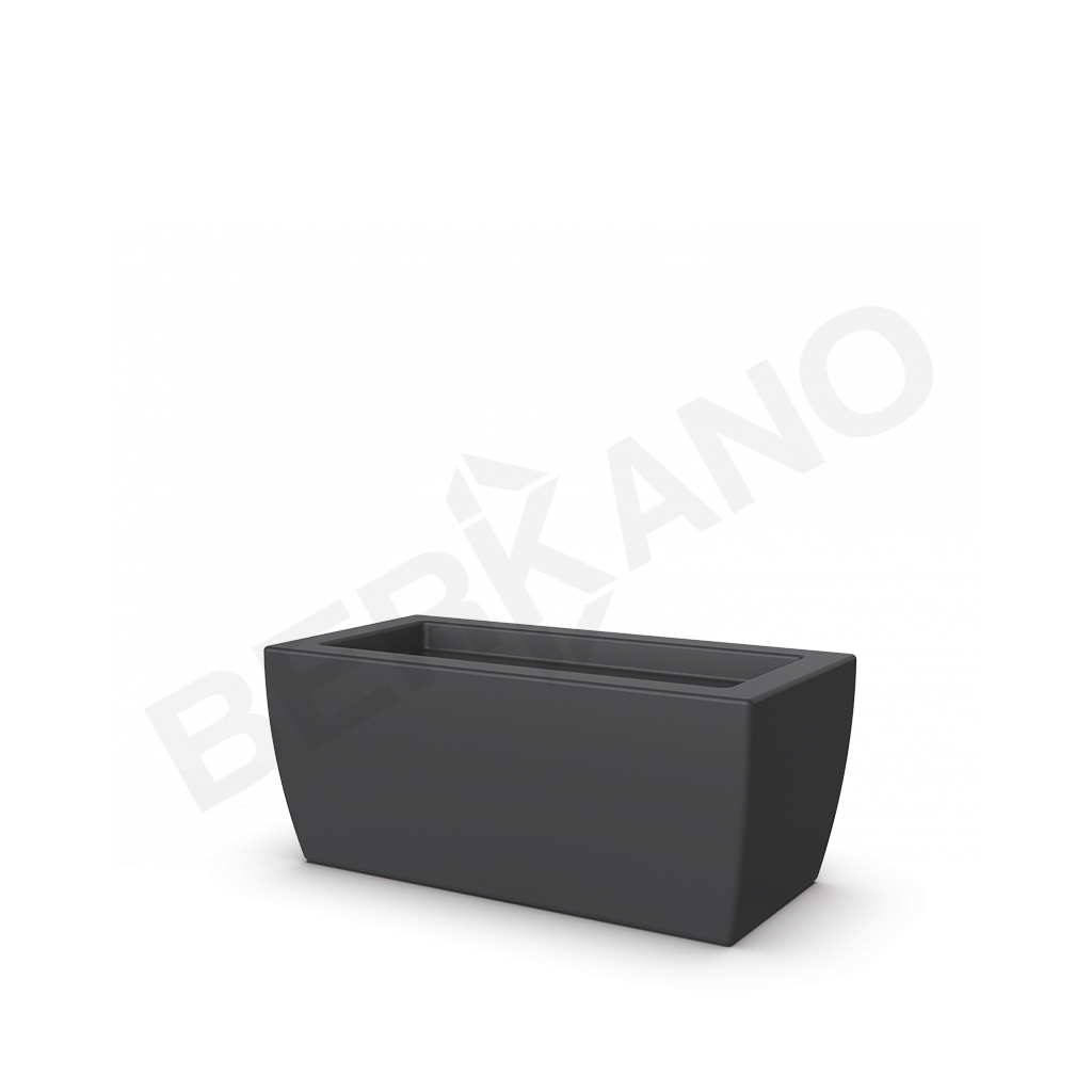 Кашпо Tenero 28 DB графитового цвета - фото 1