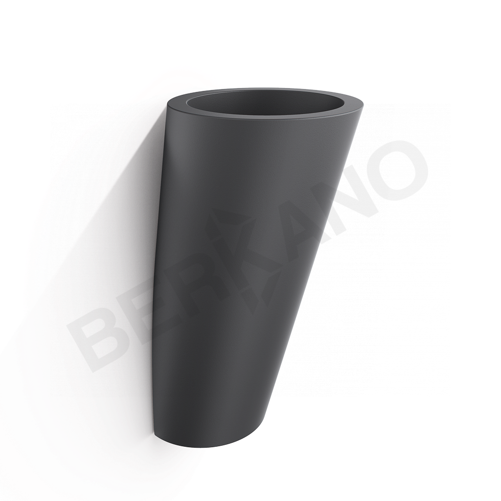 Кашпо Parette 90 DB графитового цвета - фото 1