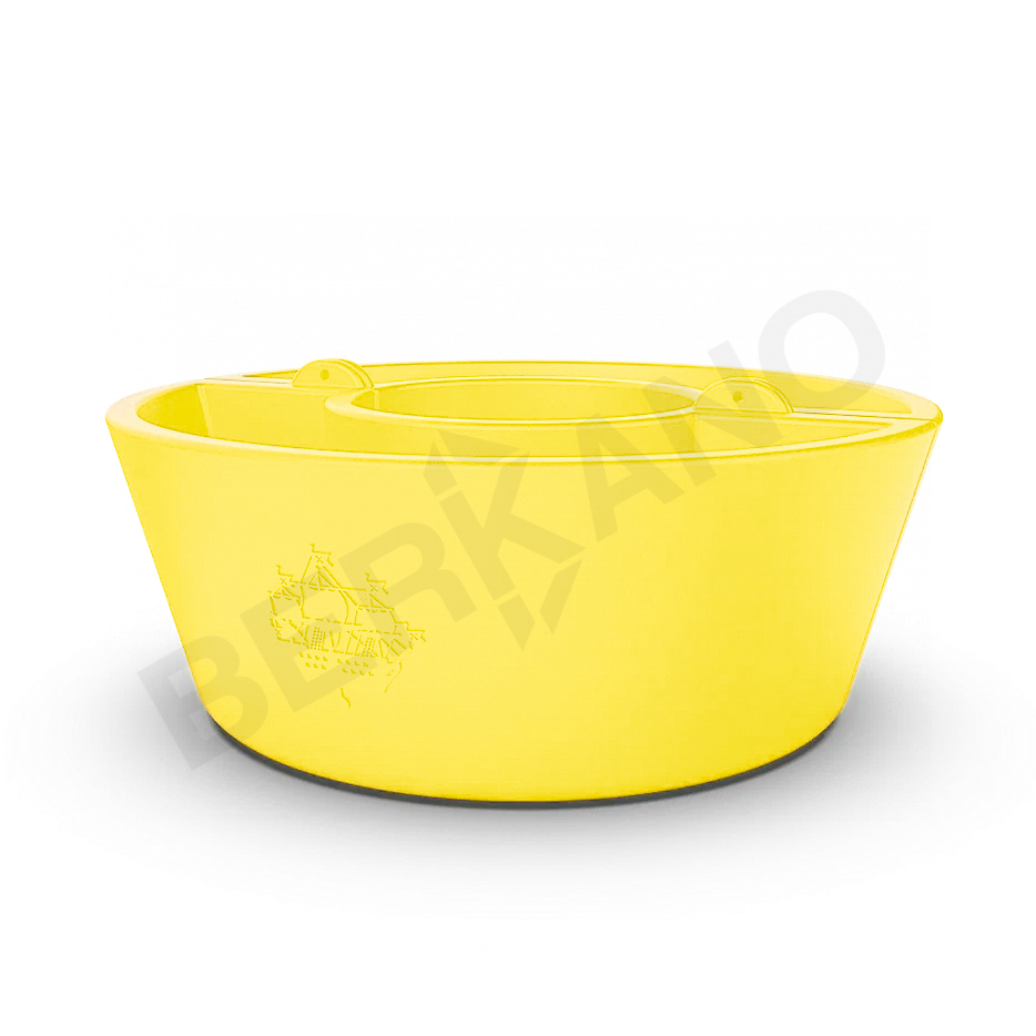 Кашпо Neva 30 желтого цвета - фото 1