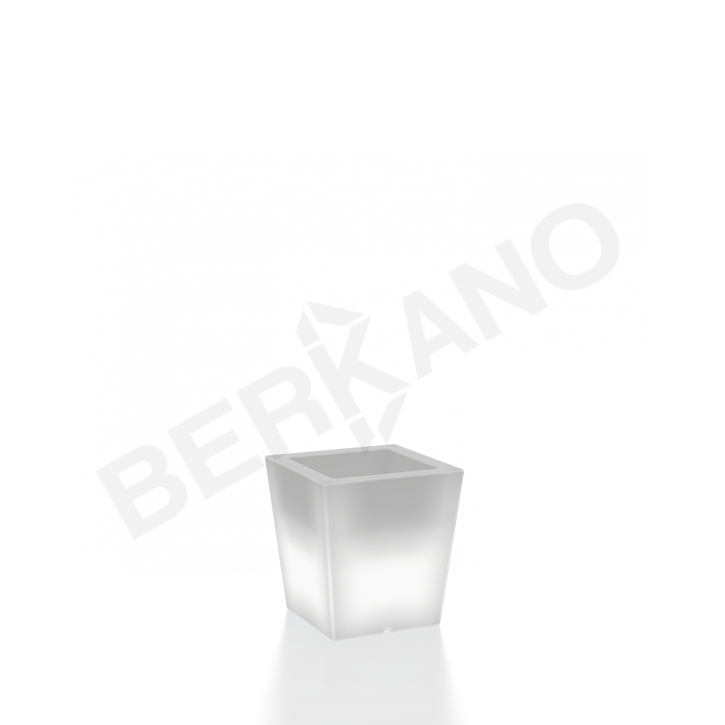 Светящееся кашпо Trapezio 42V DB белого цвета  - фото 1