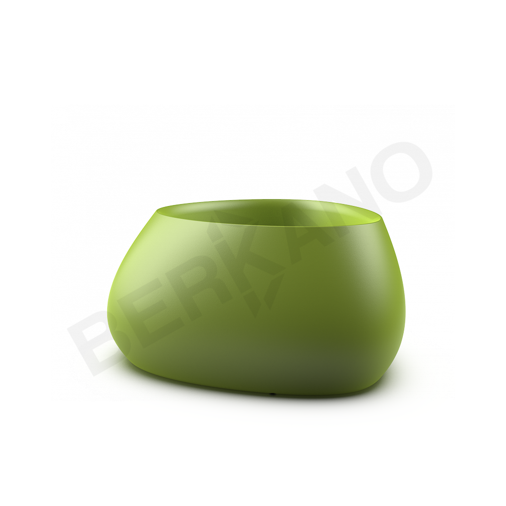 Кашпо Bend 60 DB зеленого цвета - фото 1