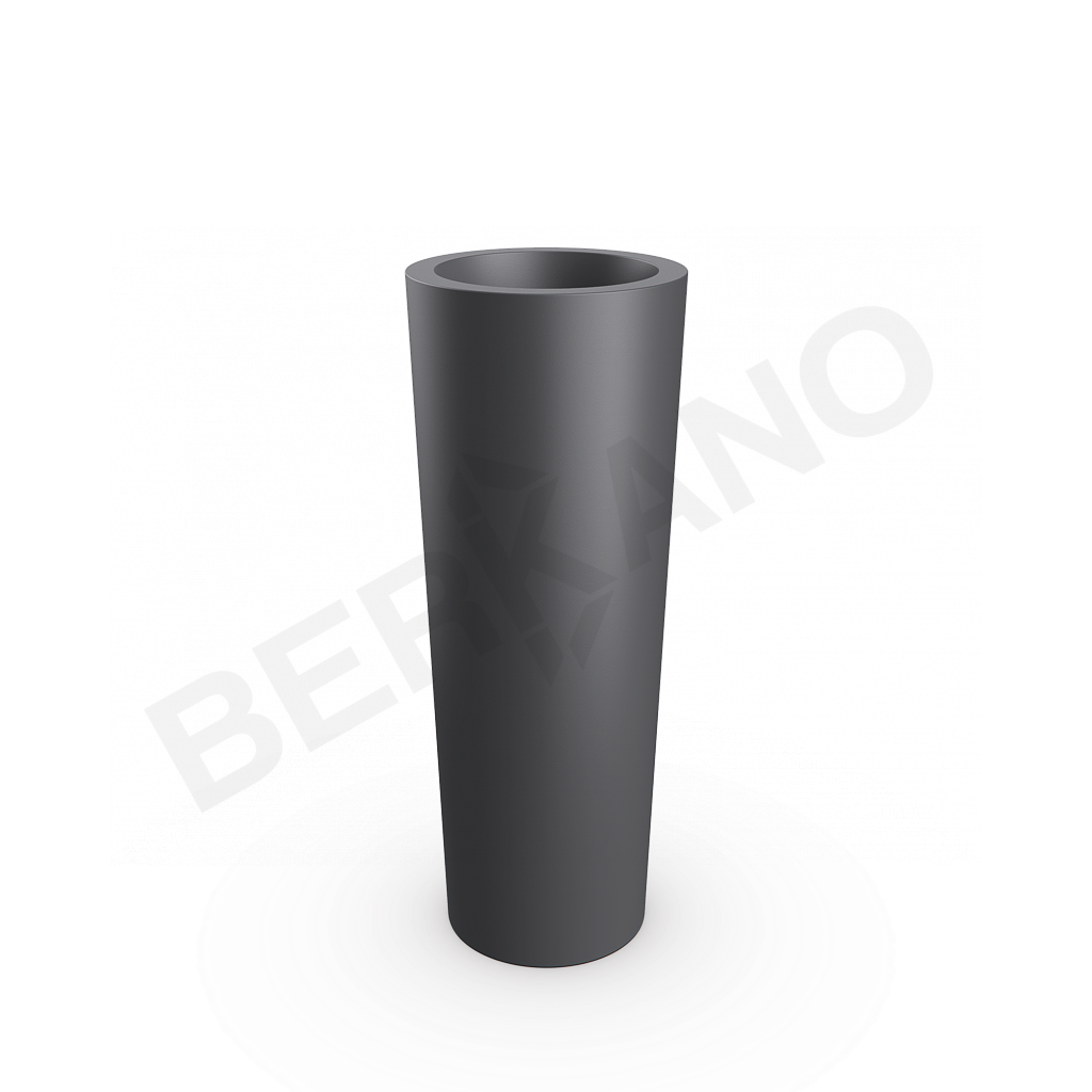 Кашпо Keila 145 DB графитового цвета - фото 1