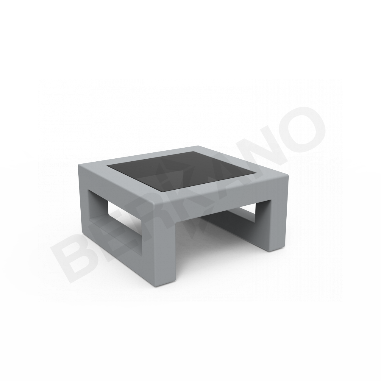 Стол Quarter lounge со стеклом серого цвета - фото 1