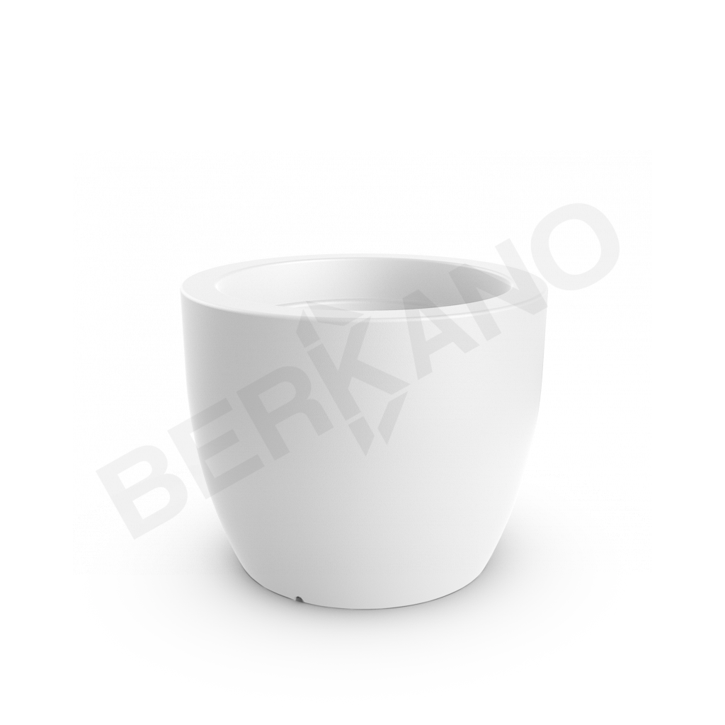Кашпо Tigel 50 DB белого цвета - фото 1