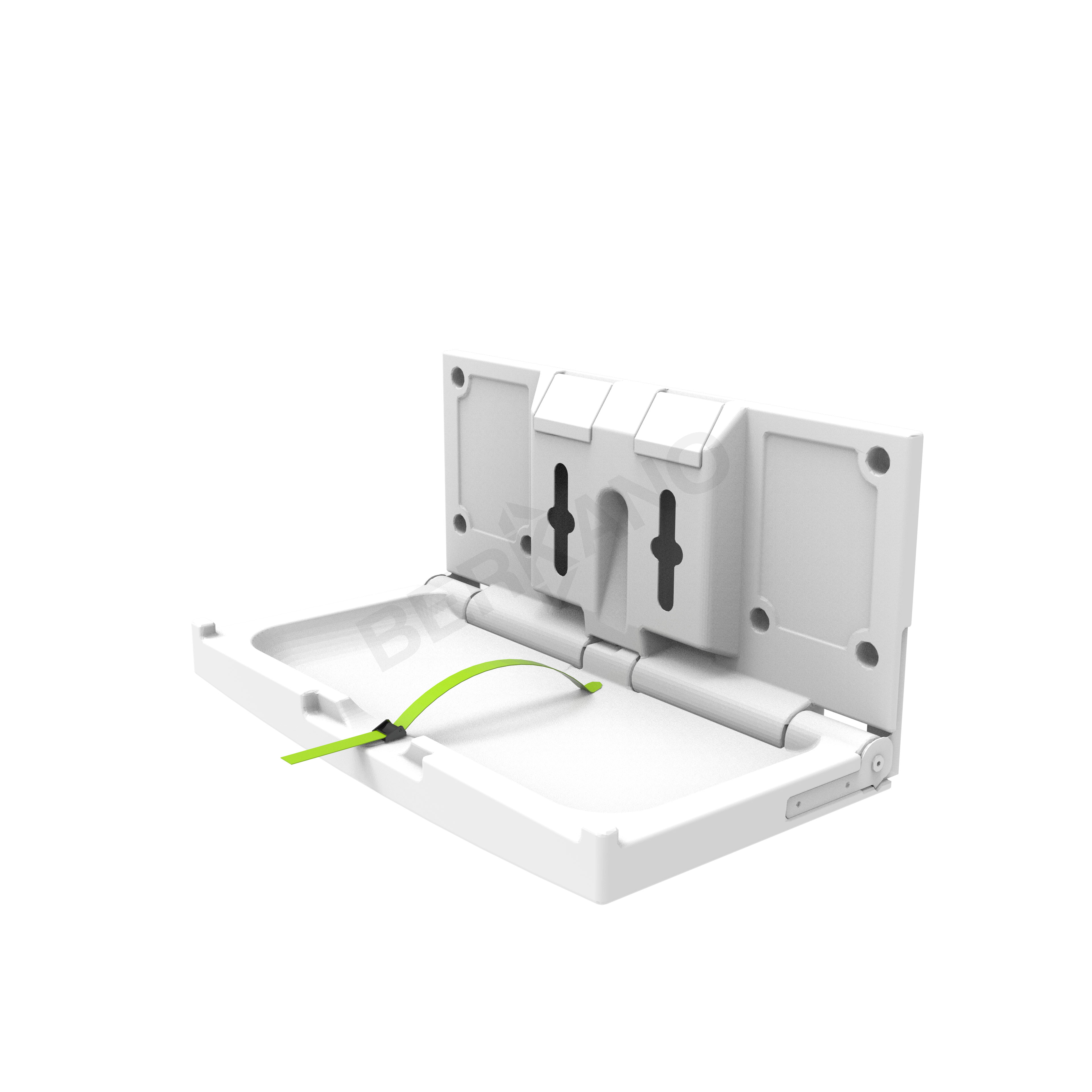 Пеленальный столик горизонтальный BERKANO Kids белого цвета