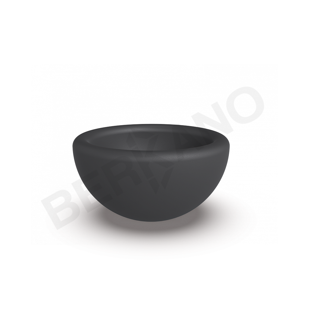 Кашпо Segmento 30 DB графитового цвета - фото 1