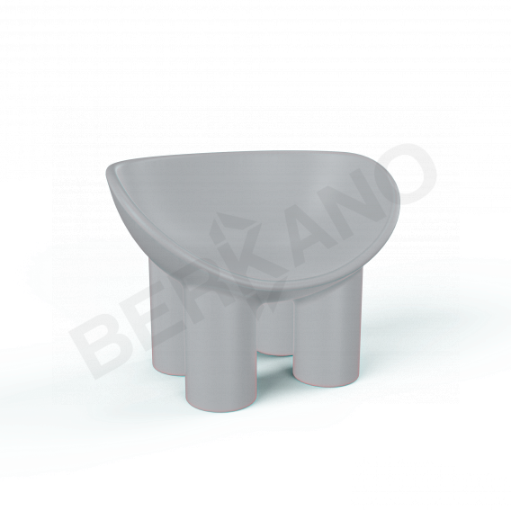 Кресло SLON Kids серого цвета - фото 1