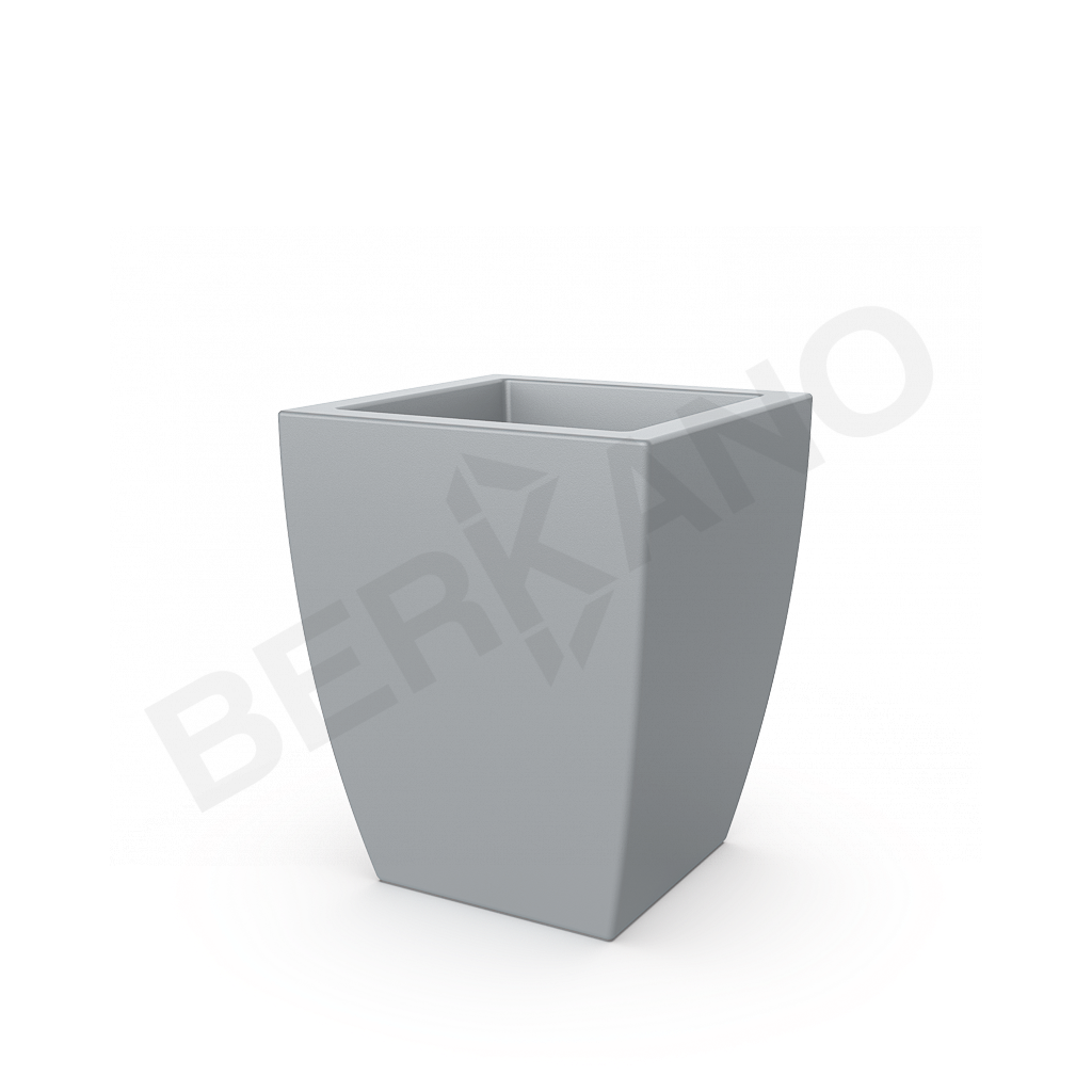 Кашпо Tenero 60 серого цвета - фото 1