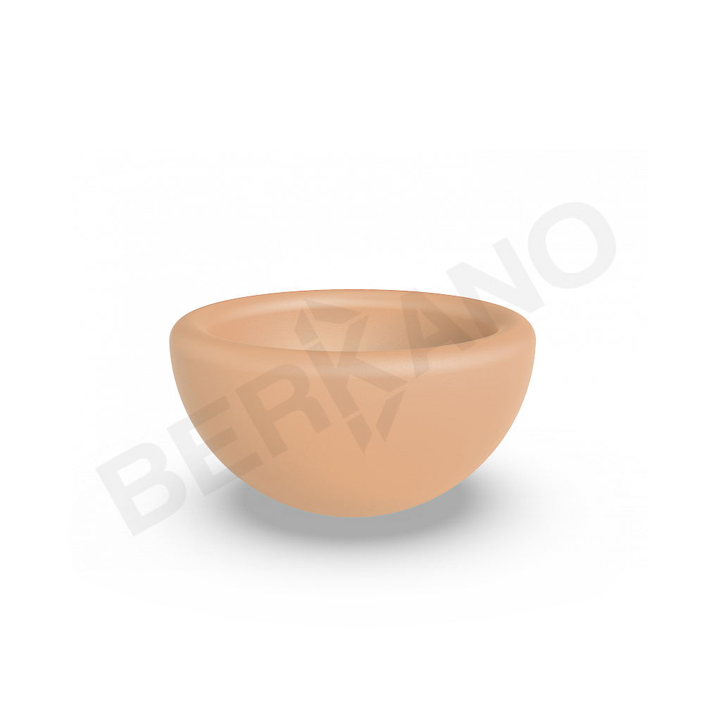 Кашпо Segmento 30 DB терракотового цвета - фото 1