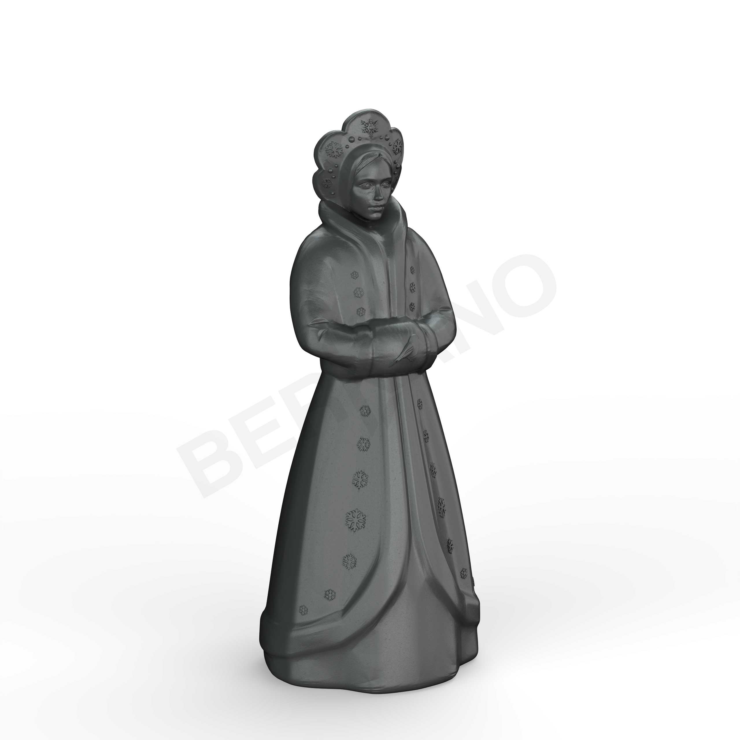 Светильник Снегурочка черного цвета - фото 1