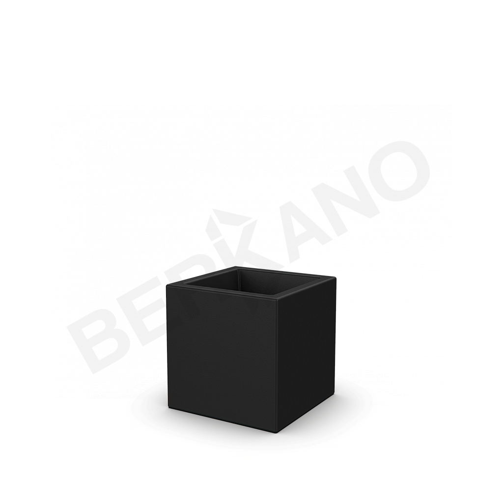 Кашпо Quarter 30 DB черного цвета - фото 1
