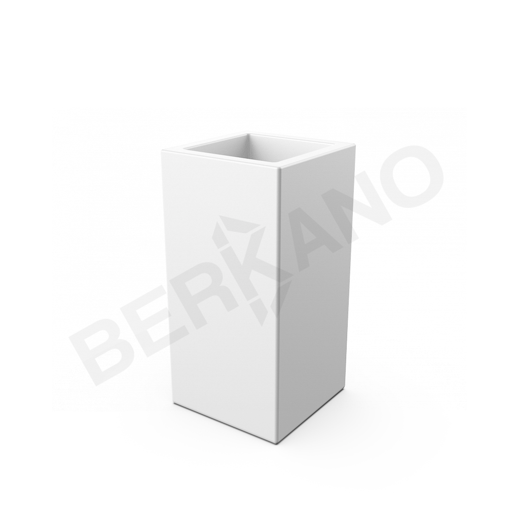 Кашпо Cubric 40*80 DB белого цвета