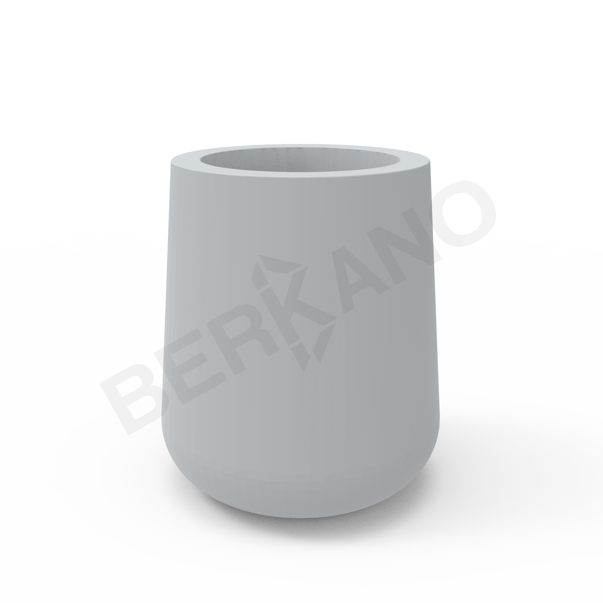 Кашпо Grace planter 75 серого цвета - фото 1