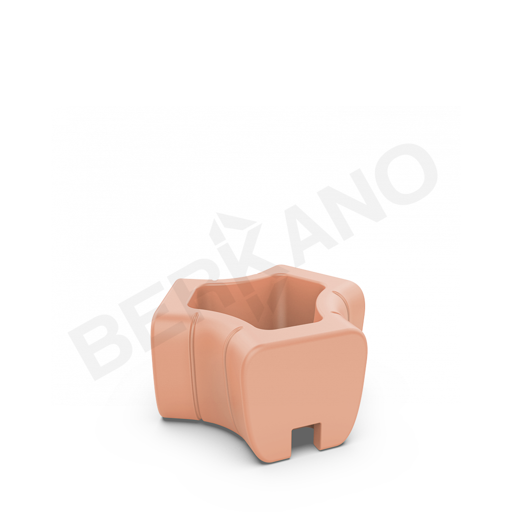 Кашпо-соединитель Y-seat connect DB терракотового цвета - фото 1
