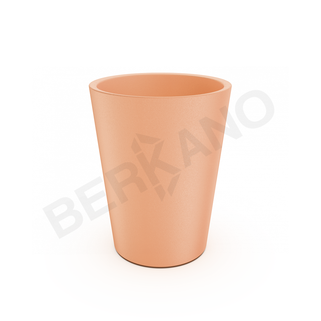 Кашпо Bloom 50 терракотового цвета - фото 1