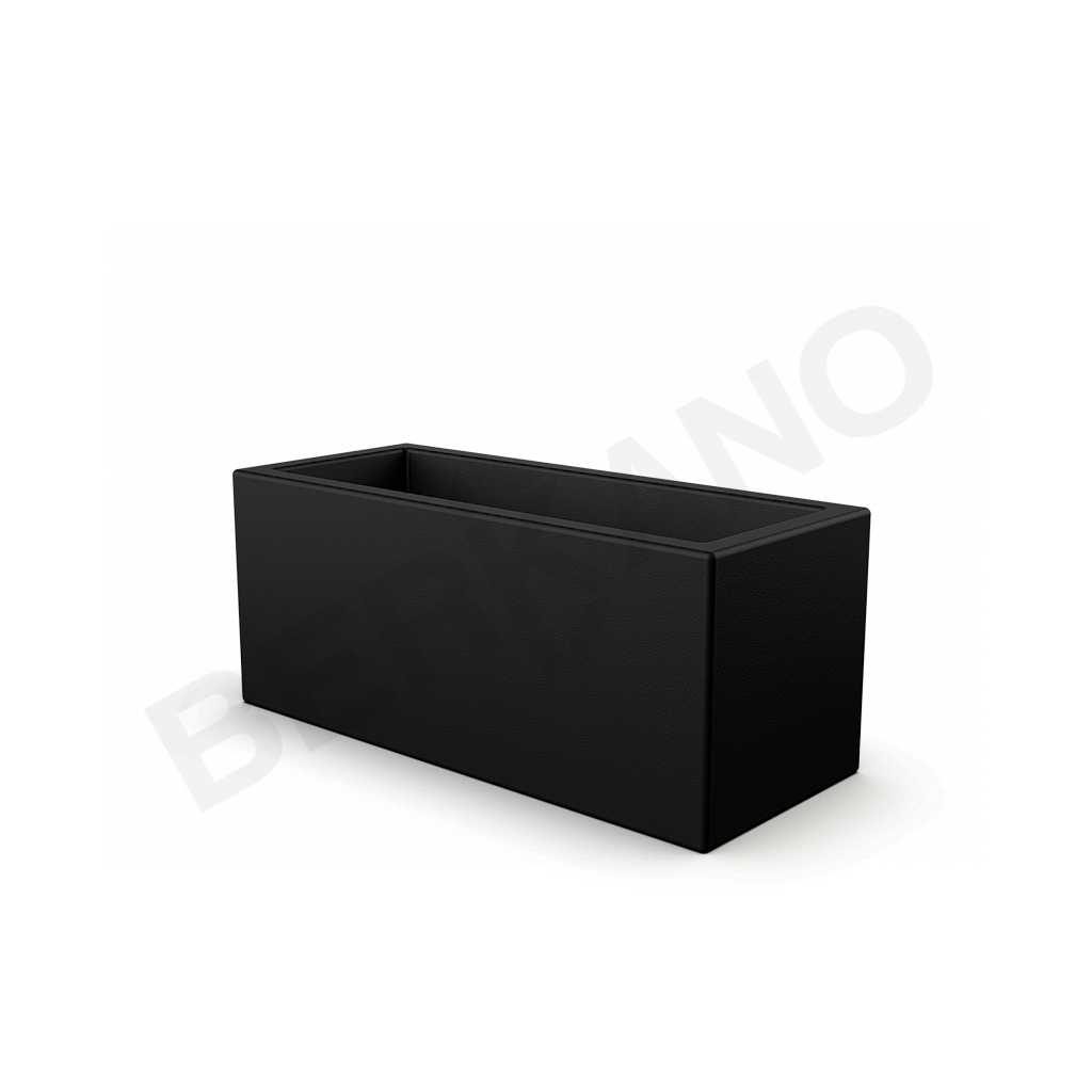 Кашпо Cubric 26*60 DB черного цвета - фото 1