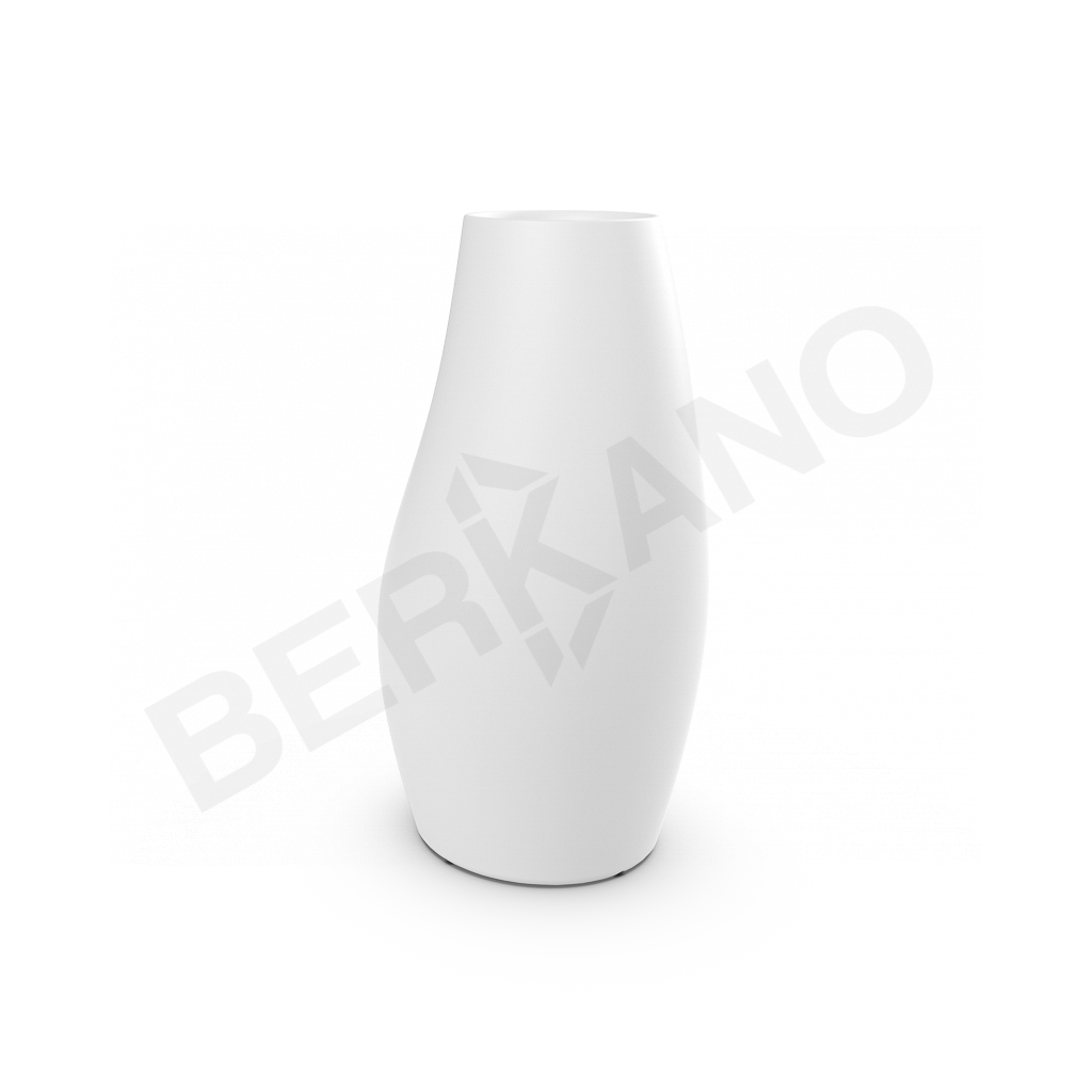 Кашпо Bend 115 белого цвета