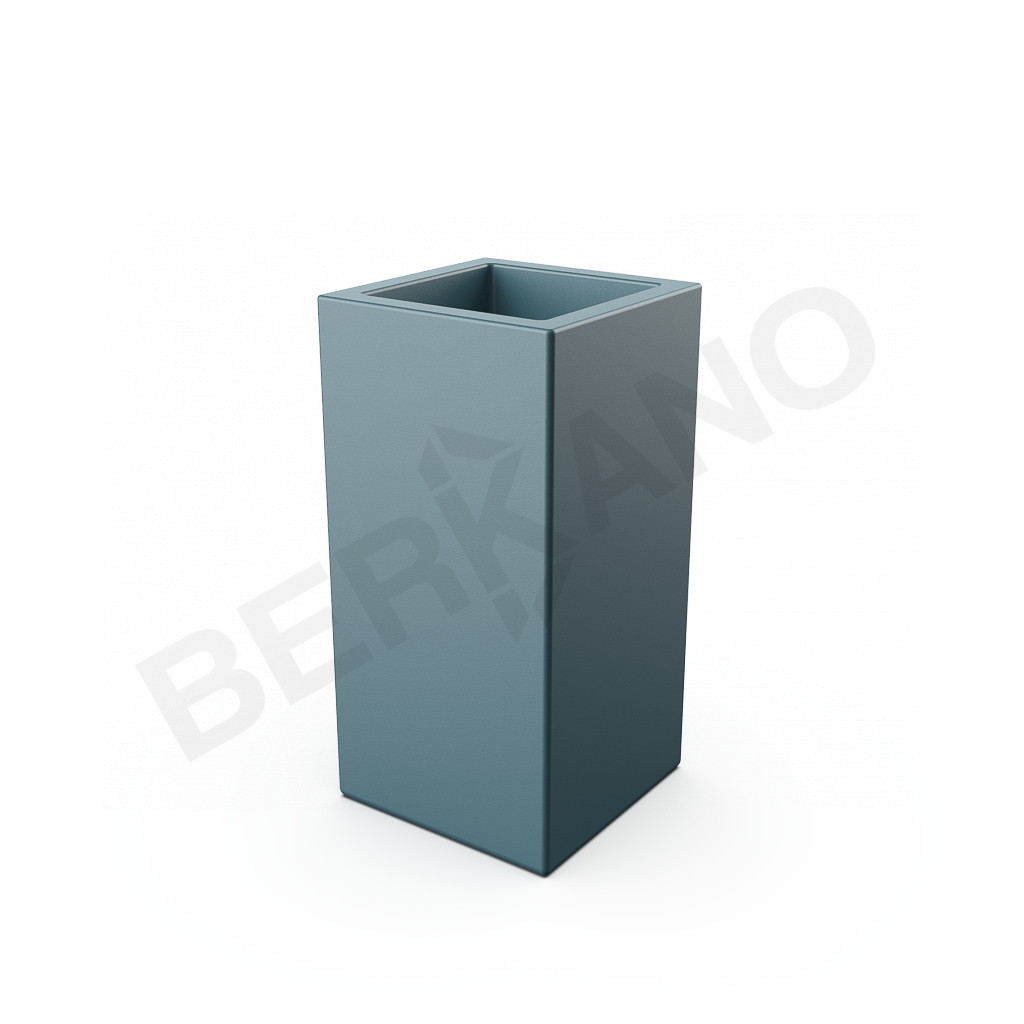 Кашпо Cubric 40*80 DB бирюзового цвета - фото 1