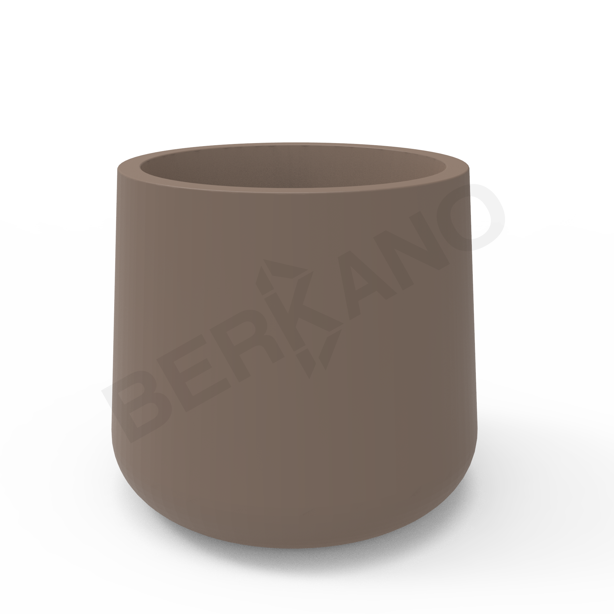 Кашпо Grace planter 110 DB кофейного цвета - фото 1