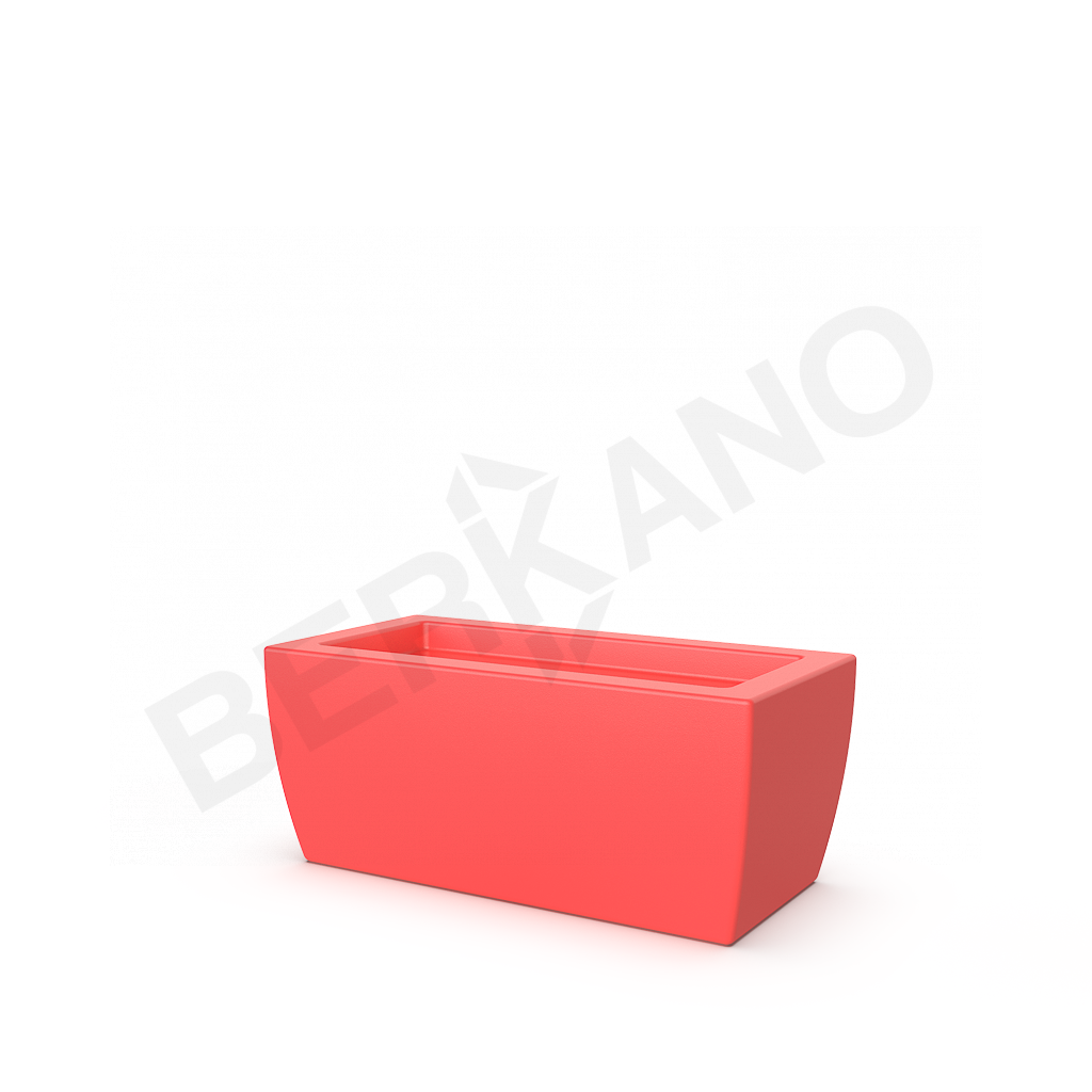 Кашпо Tenero 28 красного цвета - фото 1