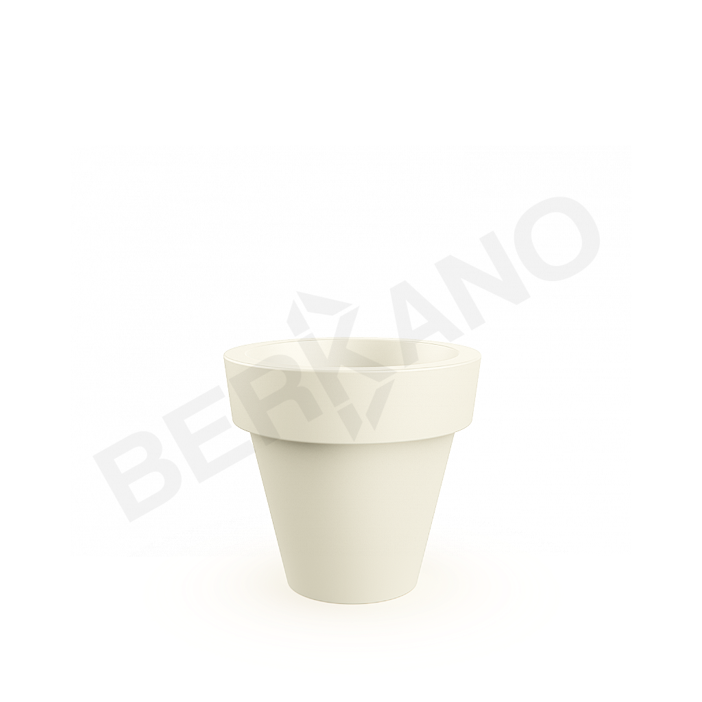 Кашпо classic 75 DB бежевого цвета - фото 1