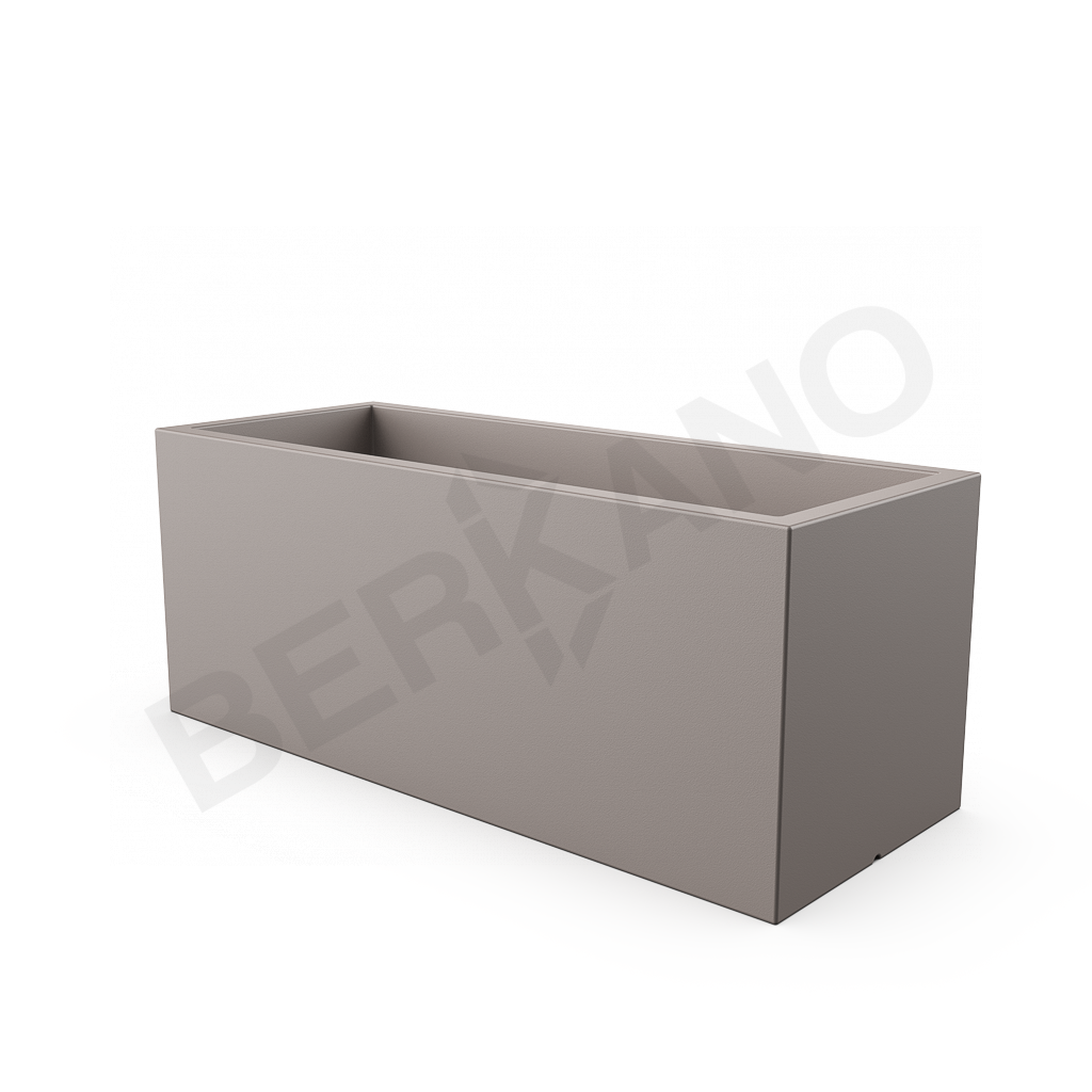 Кашпо Cubric 150*60 DB кофейного цвета - фото 1