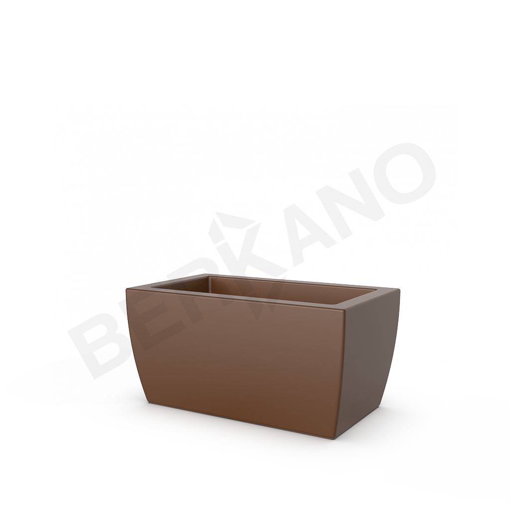 Кашпо Tenero 33 коричневого цвета - фото 1
