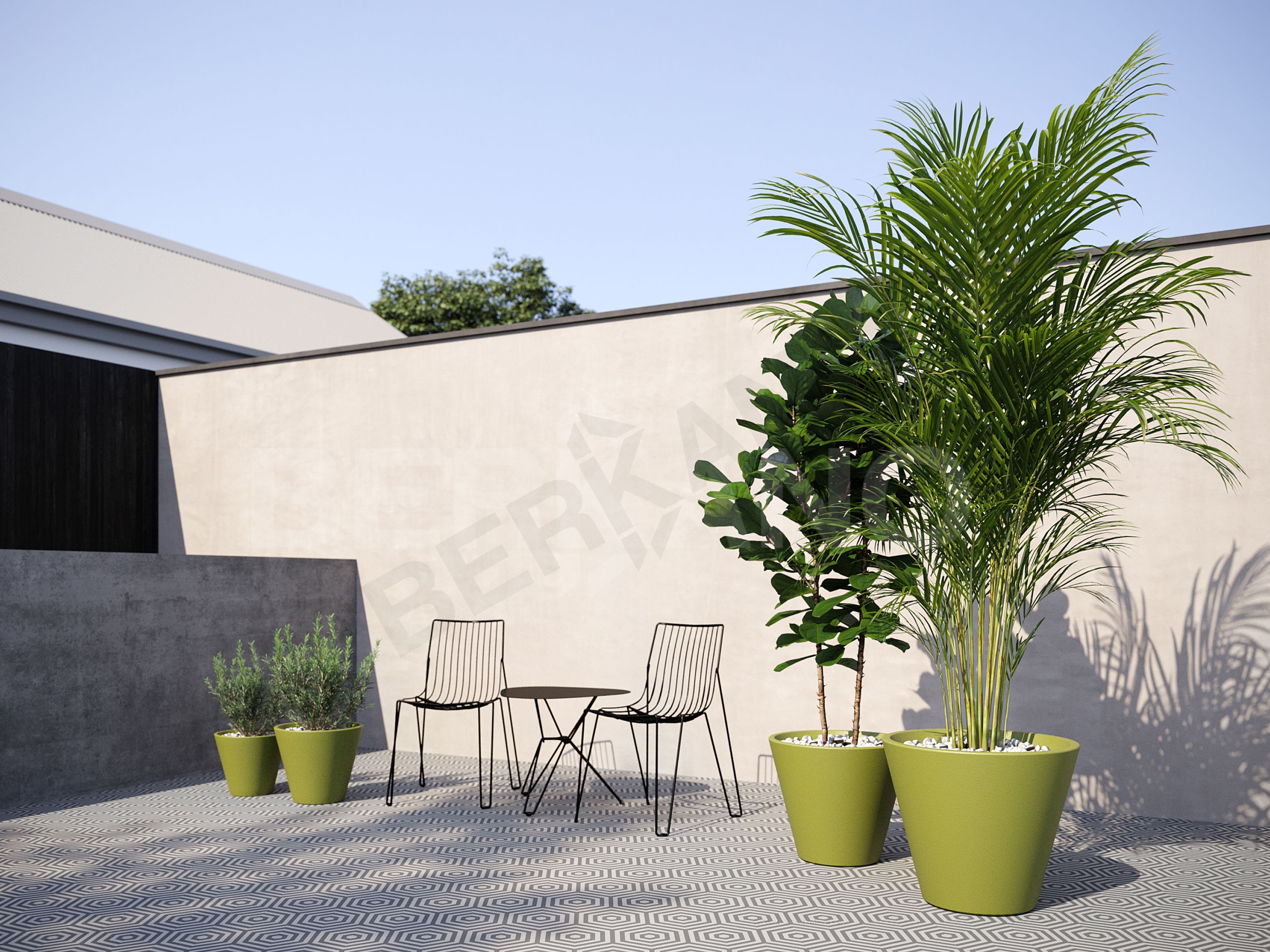 Кашпо Bliss 50 DB фиолетового цвета - фото 2