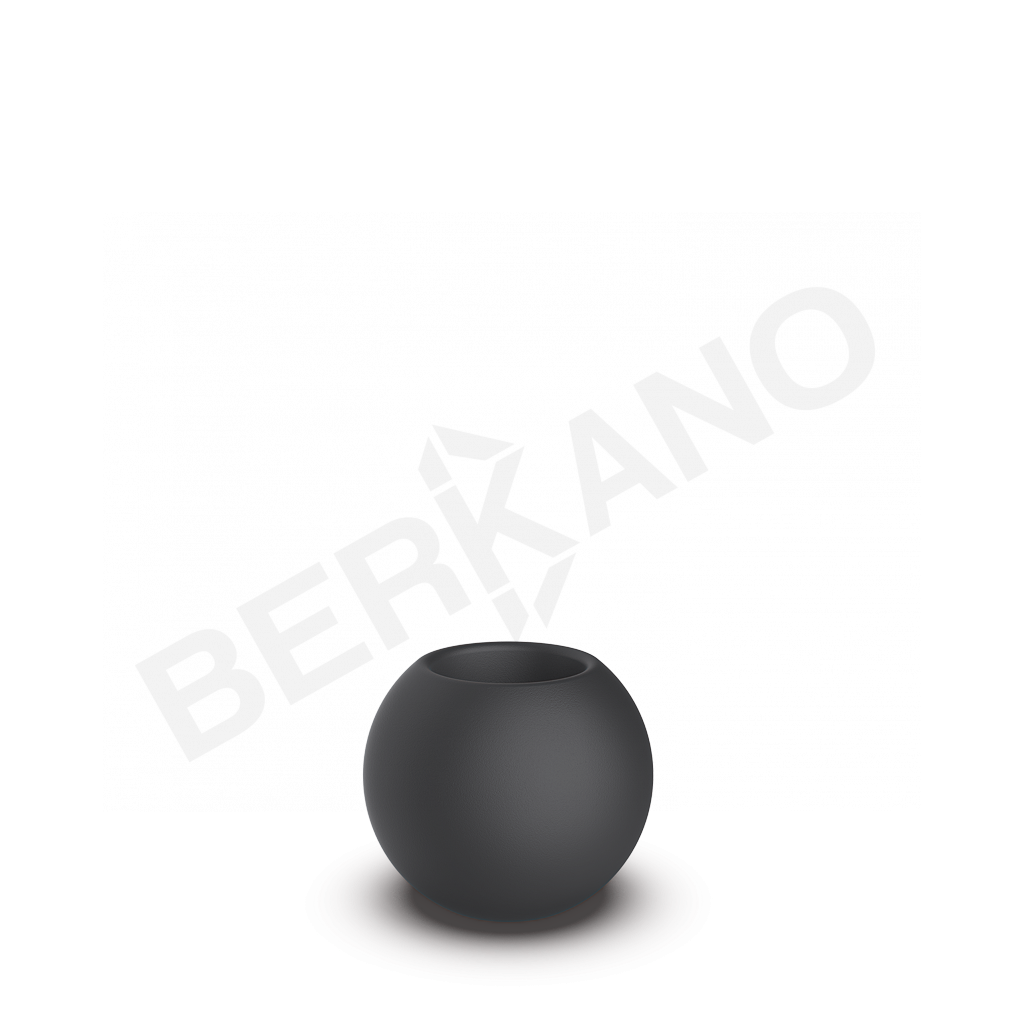 Кашпо Terra 30 графитового цвета - фото 1