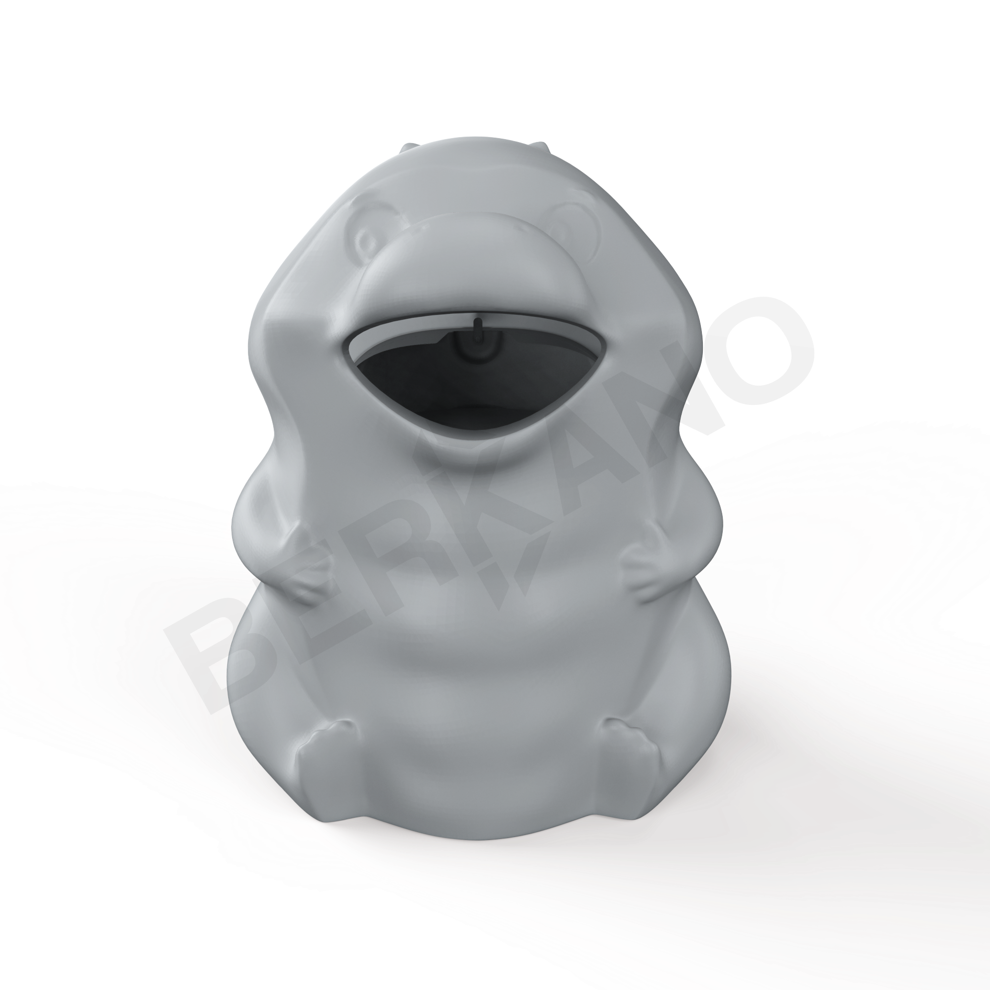 Урна детская BERKANO Croc серого цвета - фото 1