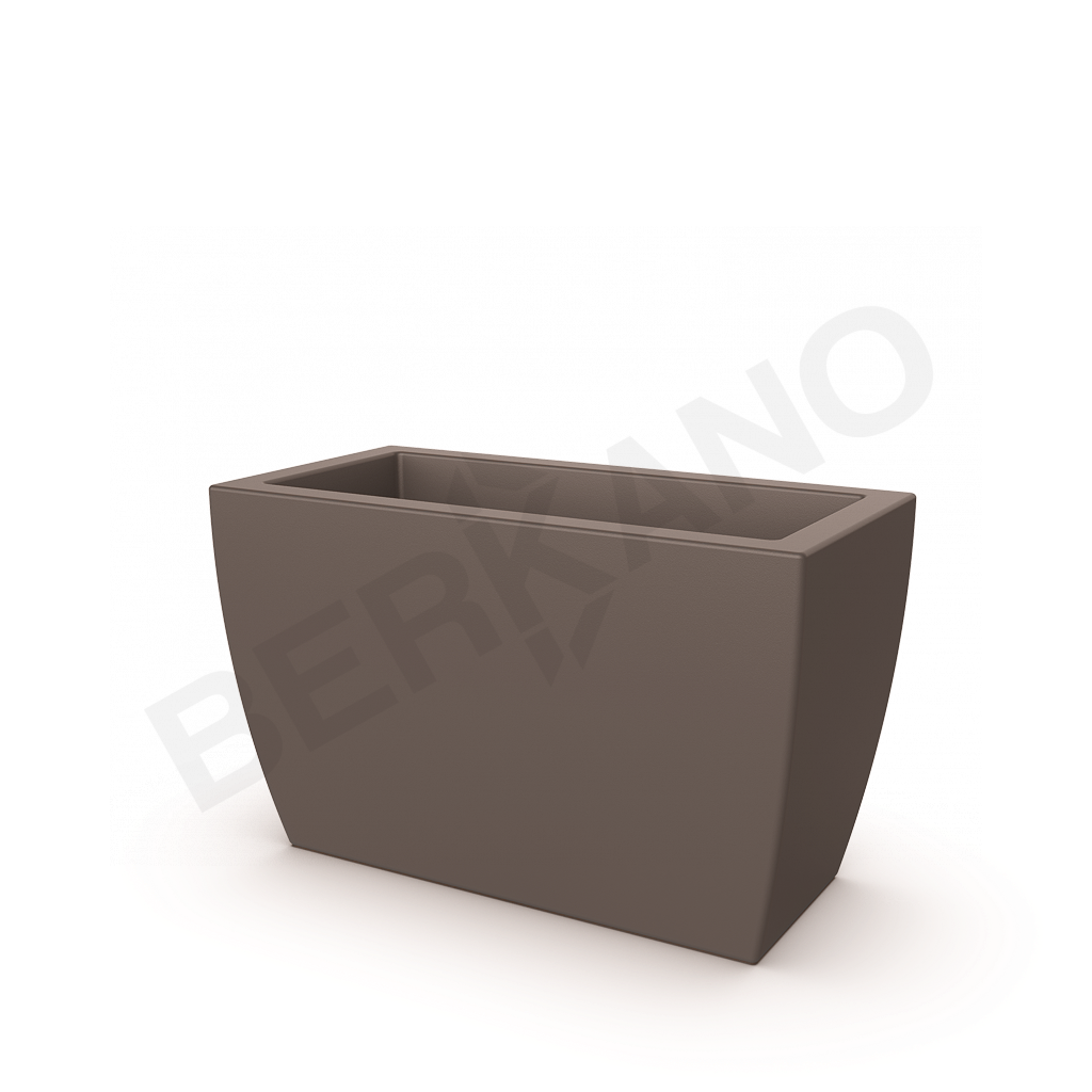 Кашпо Tenero 50H кофейного цвета - фото 1