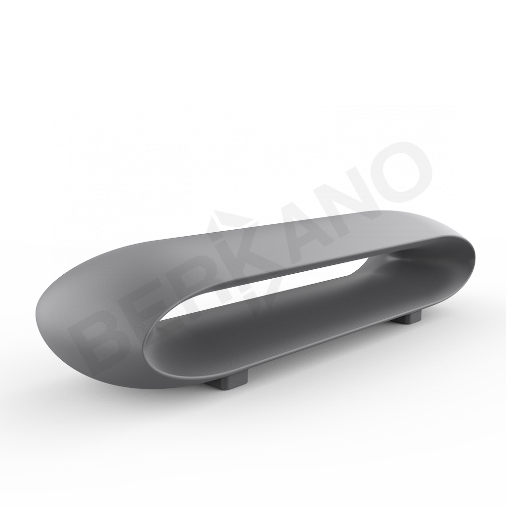 Скамейка Hoop графитового цвета - фото 1