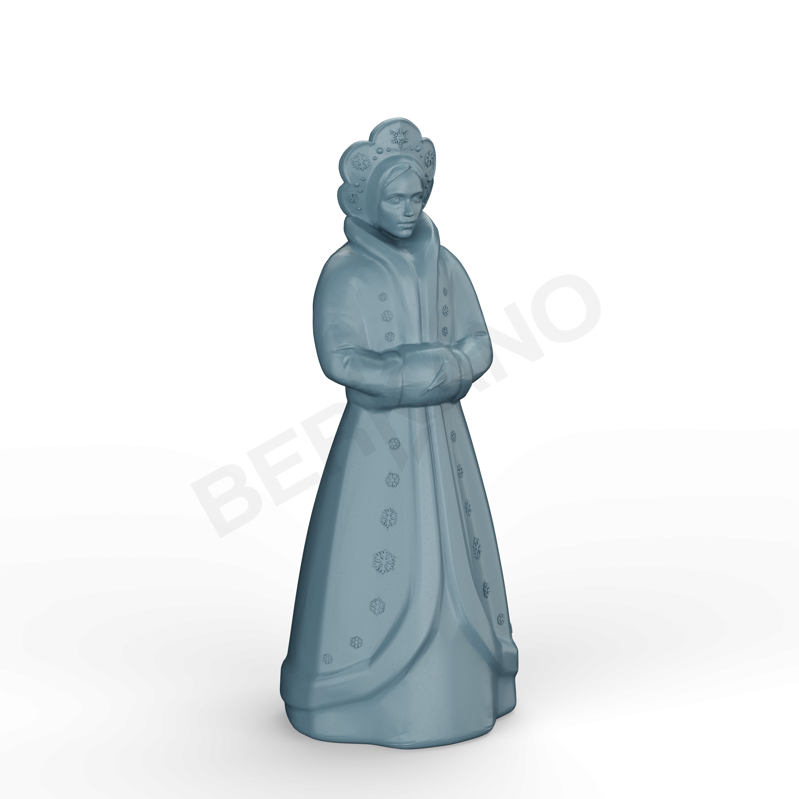 Светильник Снегурочка бирюзового цвета - фото 1