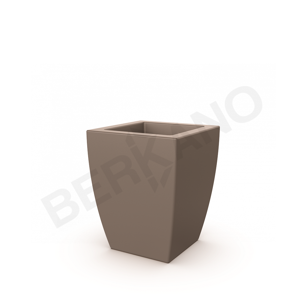 Кашпо Tenero 50 кофейного цвета - фото 1
