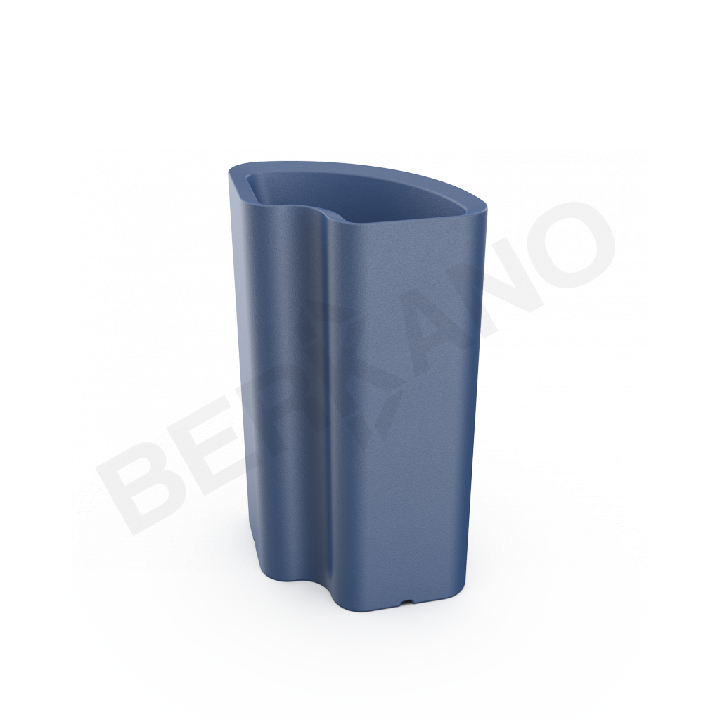 Кашпо Vittorio 80an DB синего цвета - фото 1