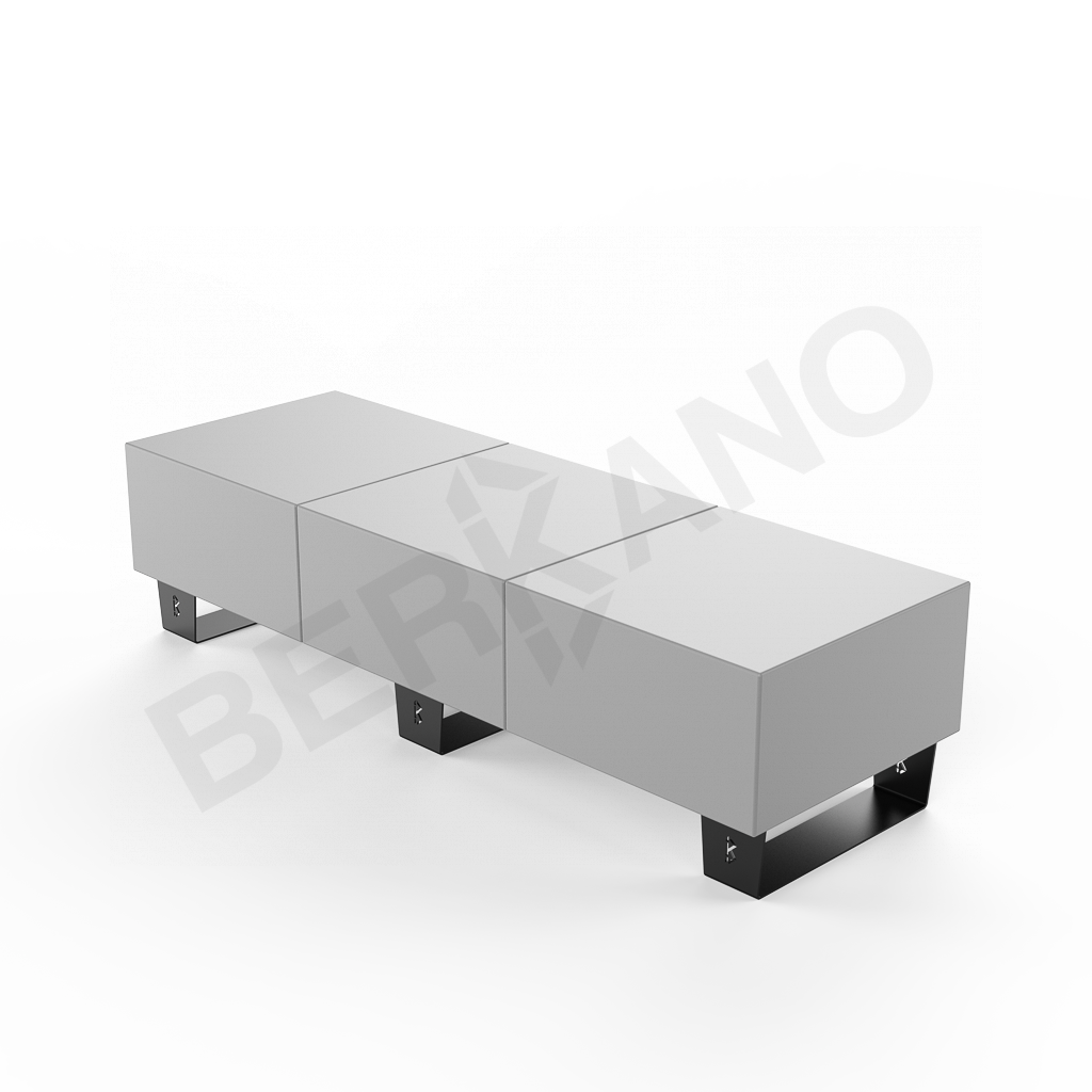 Скамейка Brick 180 белого цвета