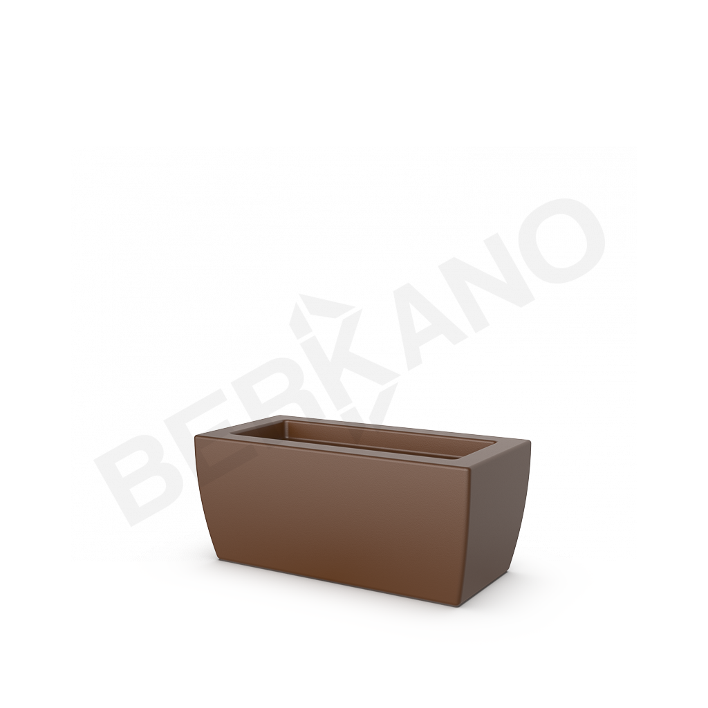 Кашпо Tenero 25 коричневого цвета - фото 1