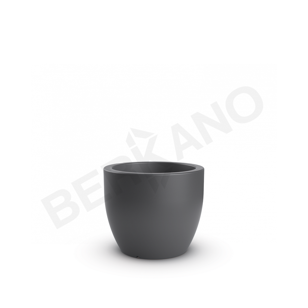 Кашпо Tigel 35 DB графитового цвета - фото 1