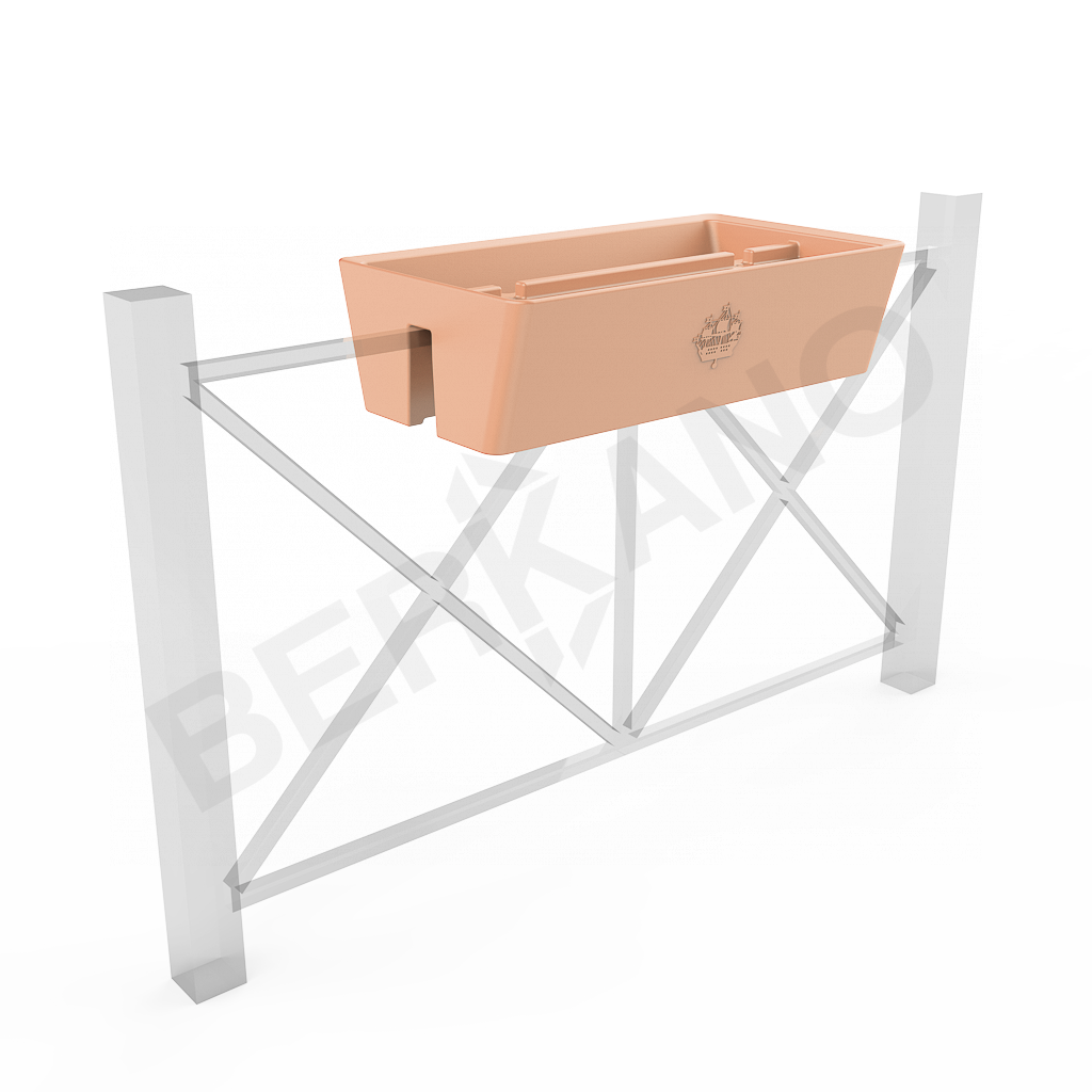 Кашпо Pabellon 27 терракотового цвета - фото 1