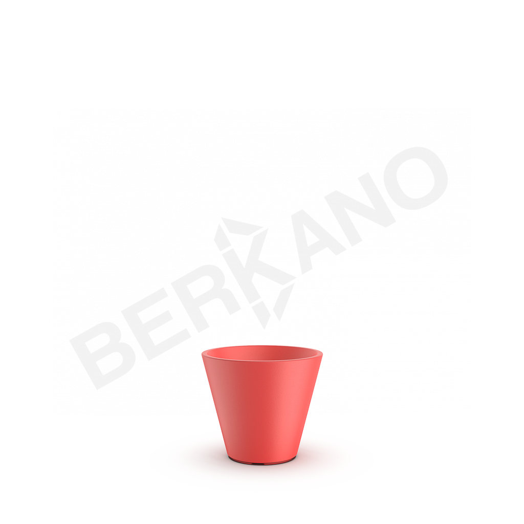 Кашпо Bliss 28 красного цвета - фото 1