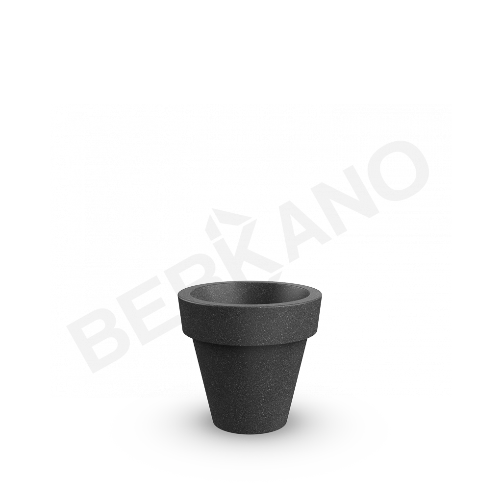 Кашпо Classic 60 DB цвета черный гранит - фото 1