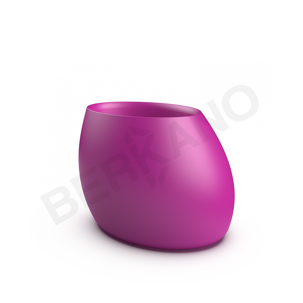 Кашпо Bend 80 DB фиолетового цвета - фото 1