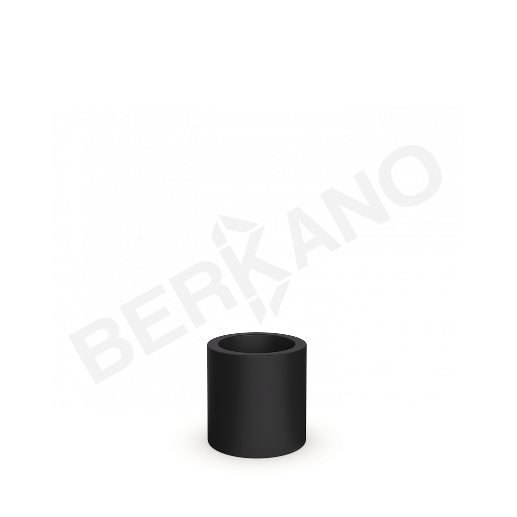 Кашпо Cilindro 30 DB черного цвета - фото 1