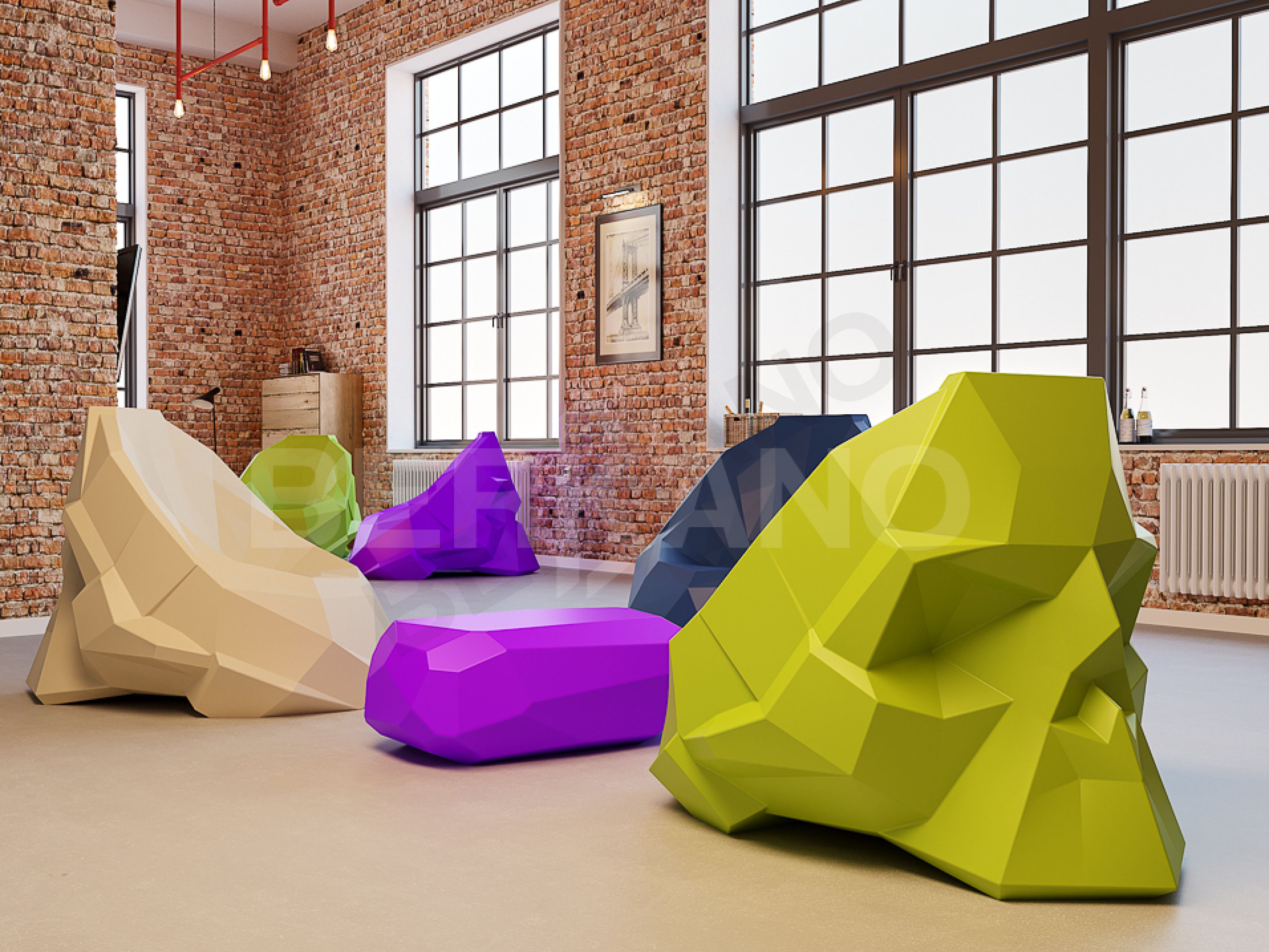 Стол Skull 85 Concrete Gray - фото 2