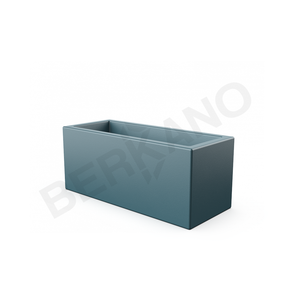 Кашпо Cubric 26*60 бирюзового цвета - фото 1