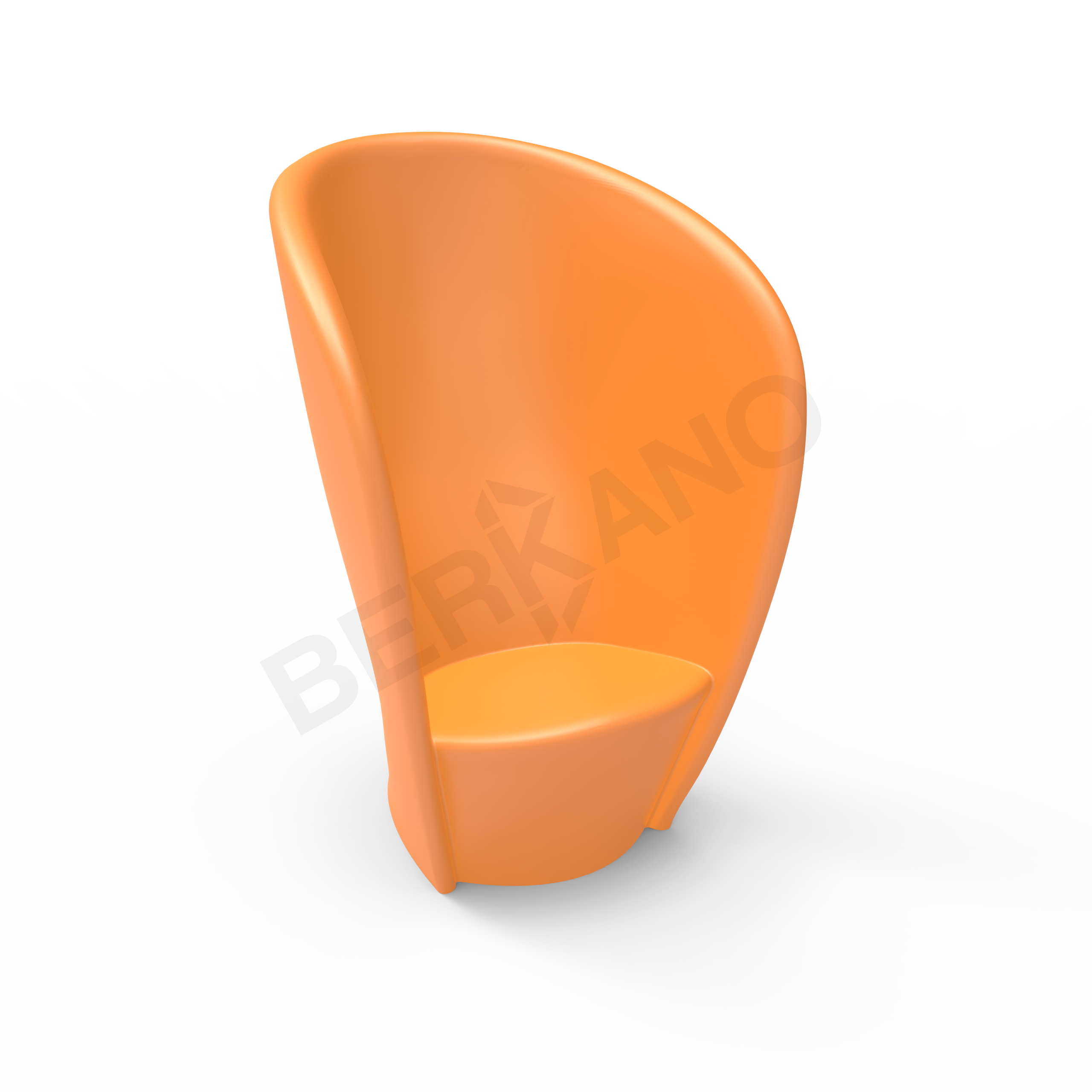 Кресло Harmony оранжевого цвета - фото 1