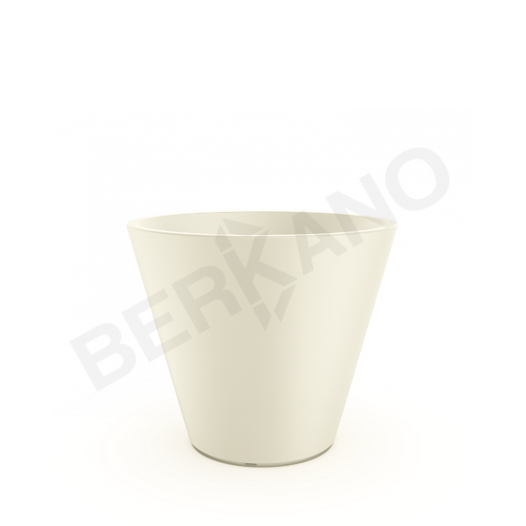 Кашпо Bliss 50 бежевого цвета - фото 1