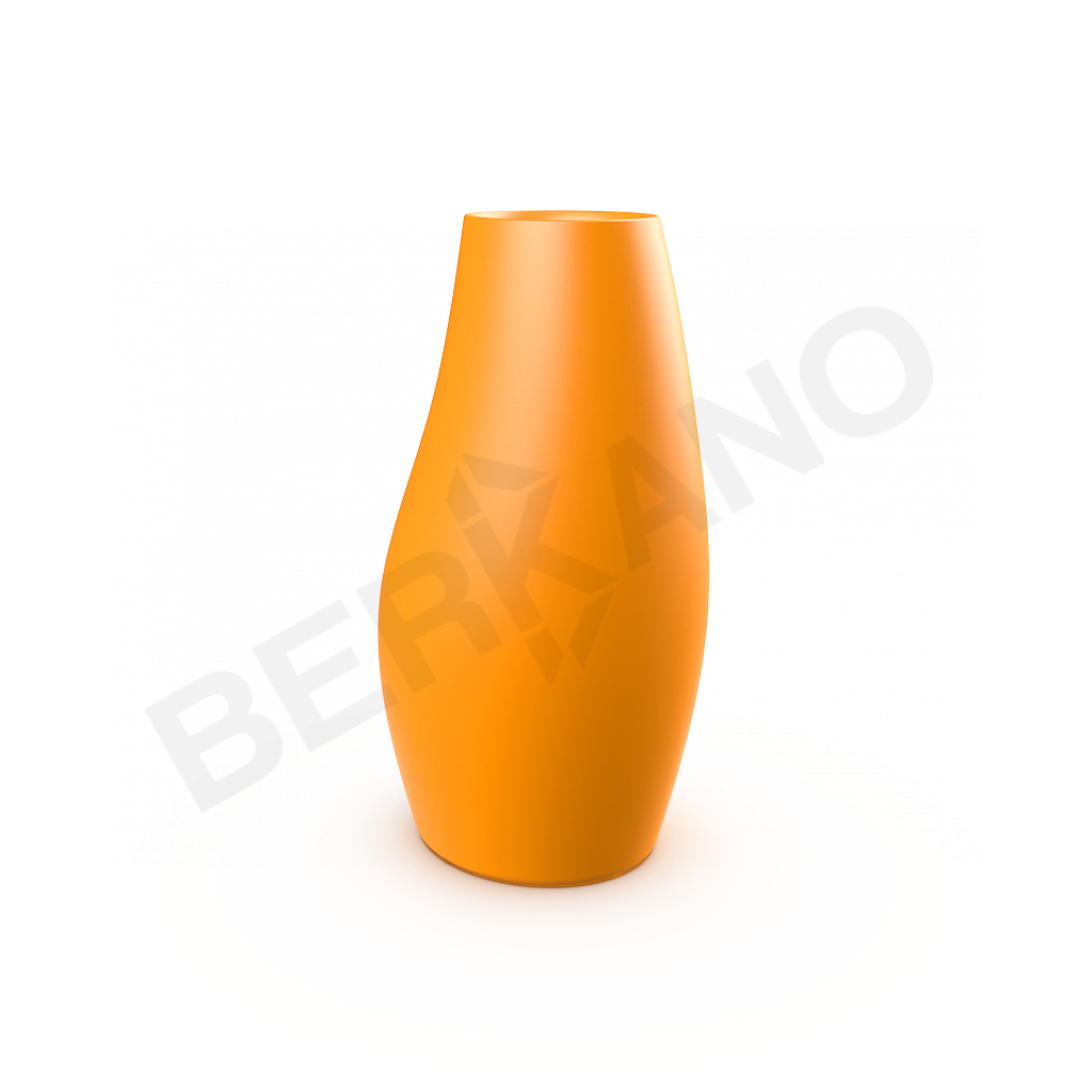 Кашпо Bend 115 DB оранжевого цвета - фото 1